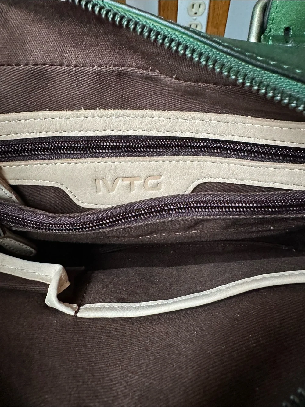 IVTG Real Leather Shoulder Bag NWT